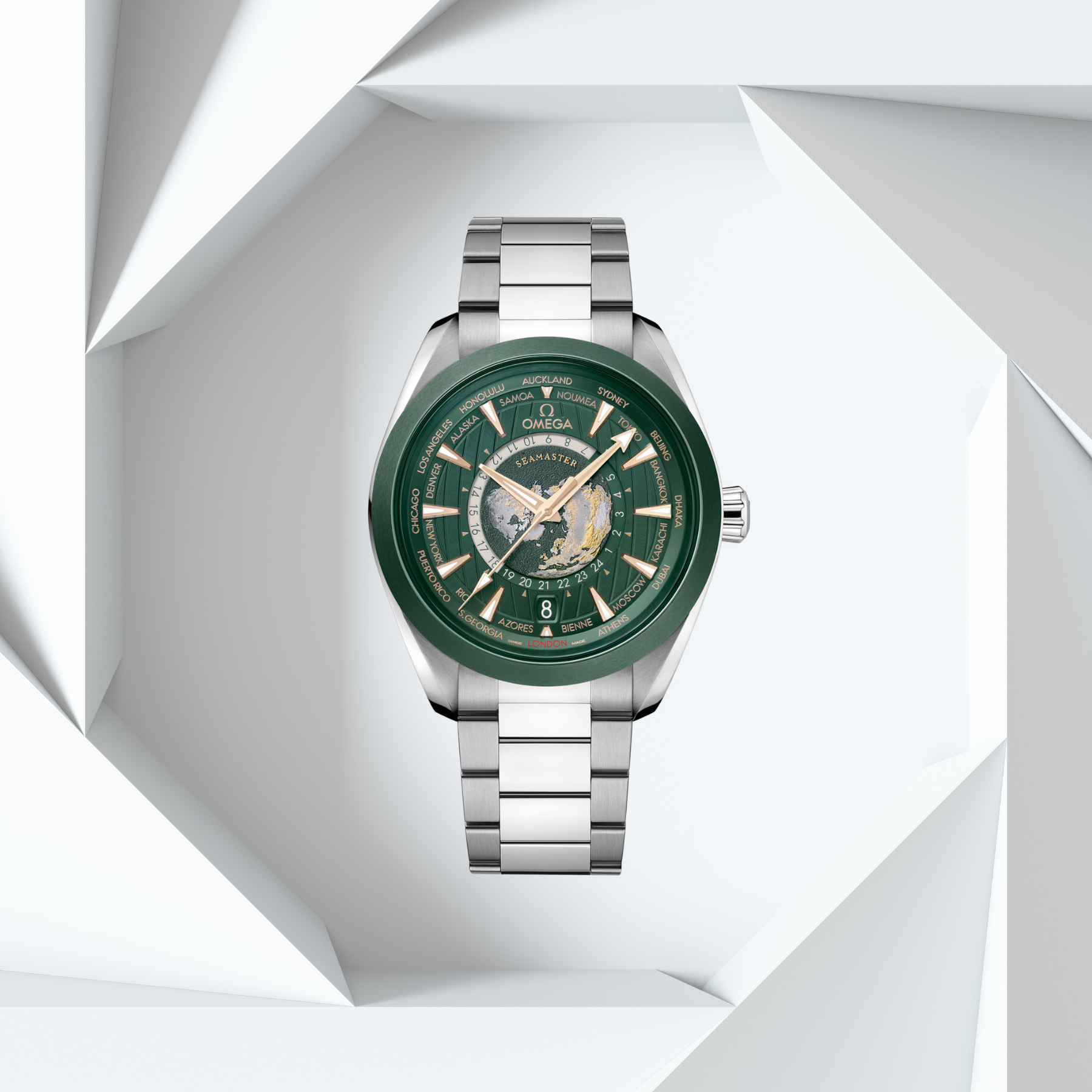 OMEGA Seamaster Aqua Terra 150M, green, reference 220.30.43.22.10.001